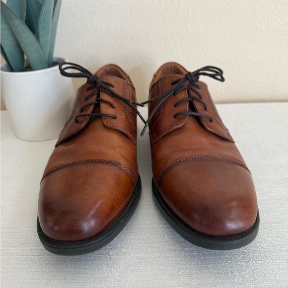 Florsheim Tan Leather Comfortech Oxfords main image 12